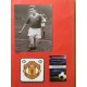 Signed picture of Albert Quixall the Manchester United footballer. 